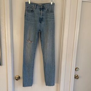 Madewell 90s straight denim jeans 27T